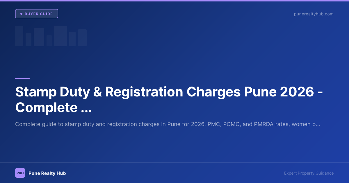 Stamp Duty & Registration Charges Pune 2026 — Complete Guide with Calculator