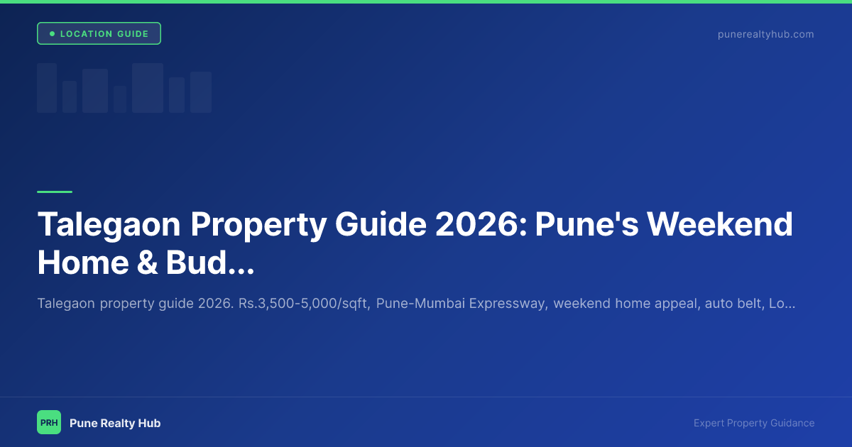 Talegaon Property Guide 2026: Pune's Weekend Home & Budget Investment