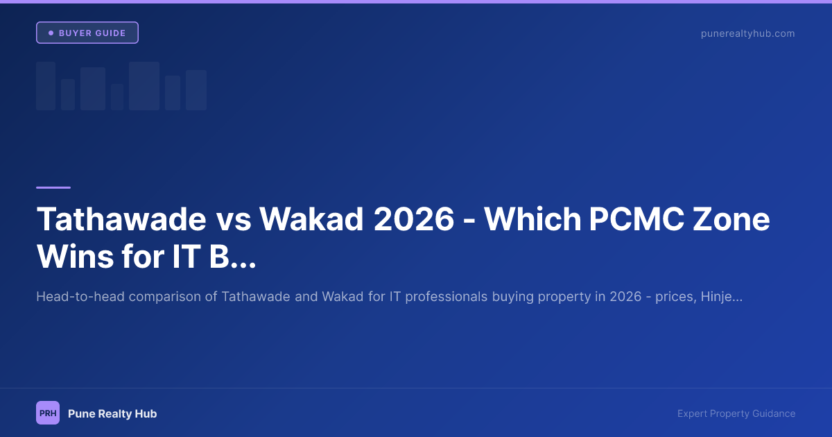 Tathawade vs Wakad 2026 — Which PCMC Zone Wins for IT Buyers?