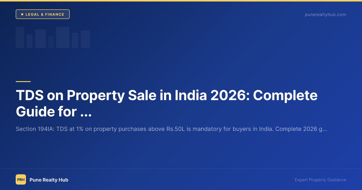 TDS on property sale India 2026 Section 194IA buyer guide