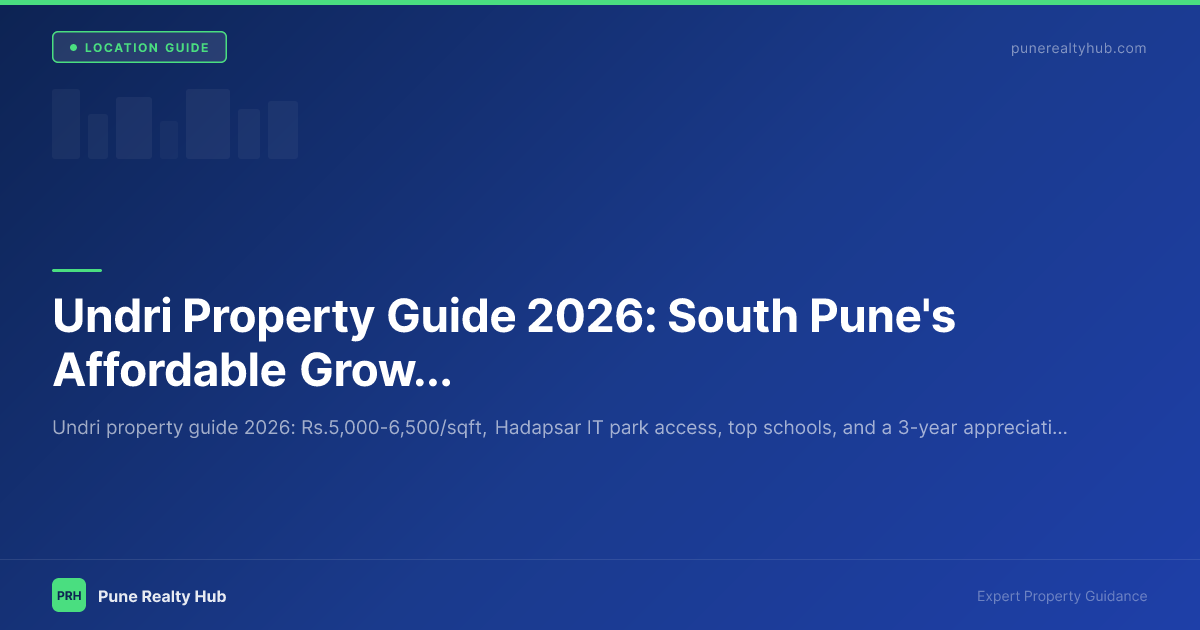 Undri Property Guide 2026: South Pune's Affordable Growth Story