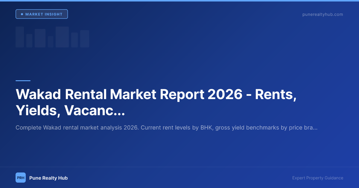 Wakad Rental Market Report 2026 — Rents, Yields, Vacancy & Investor Outlook