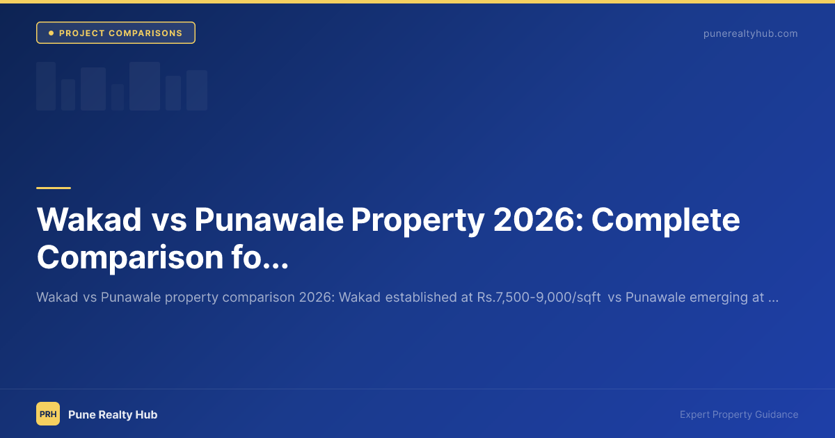 Wakad vs Punawale Property 2026: Complete Comparison for Buyers